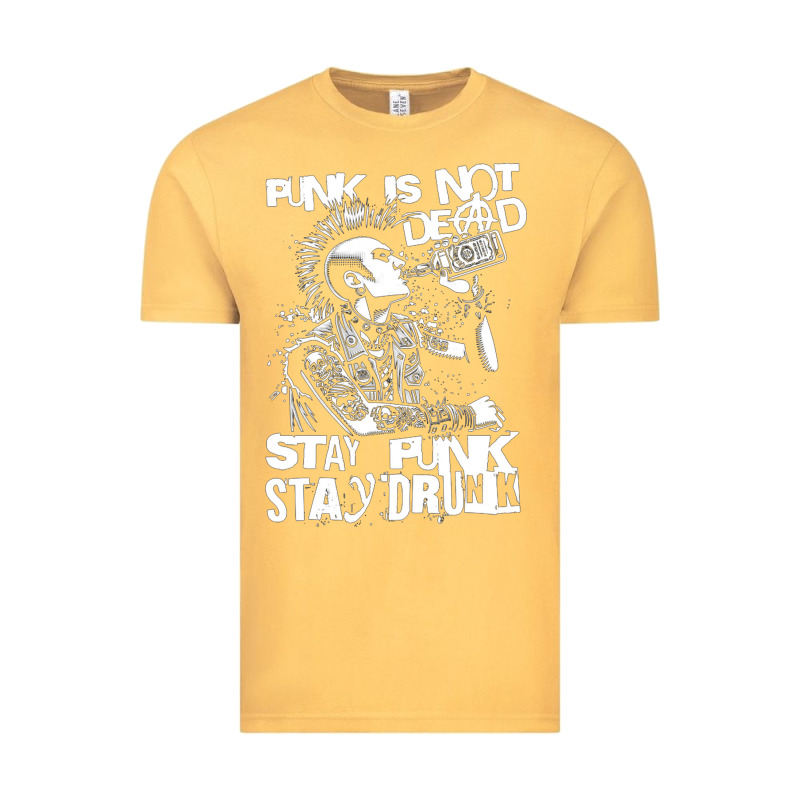 Stay Punk Stay Drunk Vintage Tee by PixelWave | Teevron