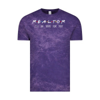 Cloud Purple realtor i'll be there for you long sleeve Vintage Tee - PixelWave