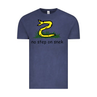 Vintage Denim no step on snek,libertarian,tumblr,meme,funny,polotics,no step,on,snek Vintage Tee - PixelWave