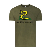 Vintage Olive no step on snek,libertarian,tumblr,meme,funny,polotics,no step,on,snek Vintage Tee - PixelWave