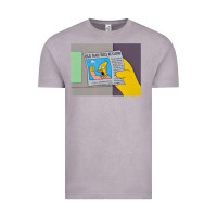 Vintage Zinc The Simpsons Old Man Yells At Cloud Newspaper V1 Vintage Tee - PixelWave