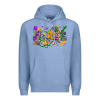 Colony Blue nurse mardi gras Premium Hoodie - FaDigitalArtStudio