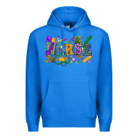 True Royal nurse mardi gras Premium Hoodie - FaDigitalArtStudio