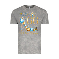 Cloud Rock 66th birthday 66 years of being awesome 66 years old woman Vintage Tee - PixelWave