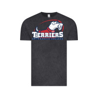 Vintage Black st. francis terriers(SFC), brooklyn Vintage Tee - PixelWave