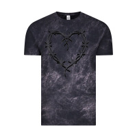 Cloud Black bichota heart for women,cute music t shirt Vintage Tee - PixelWave