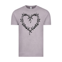 Vintage Zinc bichota heart for women,cute music t shirt Vintage Tee - PixelWave