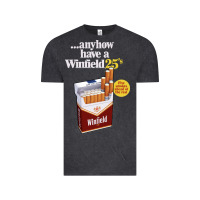 Vintage Black Anyhow Have A Winfield 25s Classic Vintage Tee - PixelWave