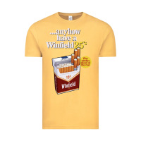Vintage Mustard Anyhow Have A Winfield 25s Classic Vintage Tee - PixelWave