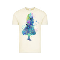 Vintage Arctic watercolor splatter alice in wonderland t shirt design Vintage Tee - PixelWave