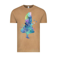 Vintage Camel watercolor splatter alice in wonderland t shirt design Vintage Tee - PixelWave