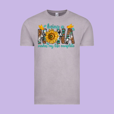 Being A Nana Makes My Life Complete Vintage Tee Designed By Texasbilliewilder