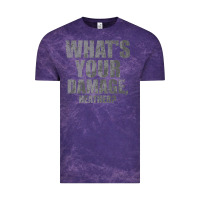 Cloud Purple what's your damage, heather   heathers Vintage Tee - PixelWave
