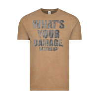 Vintage Coffee what's your damage, heather   heathers Vintage Tee - PixelWave