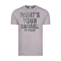Vintage Zinc what's your damage, heather   heathers Vintage Tee - PixelWave