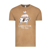 Vintage Camel liberation to all vegan vegetarian food animal love Vintage Tee - PixelWave