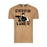 Get Out Of My Yard Lame O The Burbs Quote The Burbs Vintage Tee | Teevron