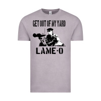 Vintage Zinc get out of my yard lame o the burbs quote the burbs Vintage Tee - Craftify