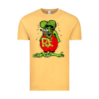 Vintage Mustard Official Rat Fink Original Merchandise 1 Vintage Tee - Craftify