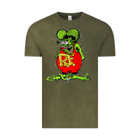 Vintage Olive Official Rat Fink Original Merchandise 1 Vintage Tee - Craftify