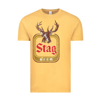 Vintage Mustard Vintage Stag Beer, distressed Vintage Tee - Craftify