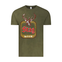 Vintage Stag Beer, Distressed Vintage Tee | Teevron