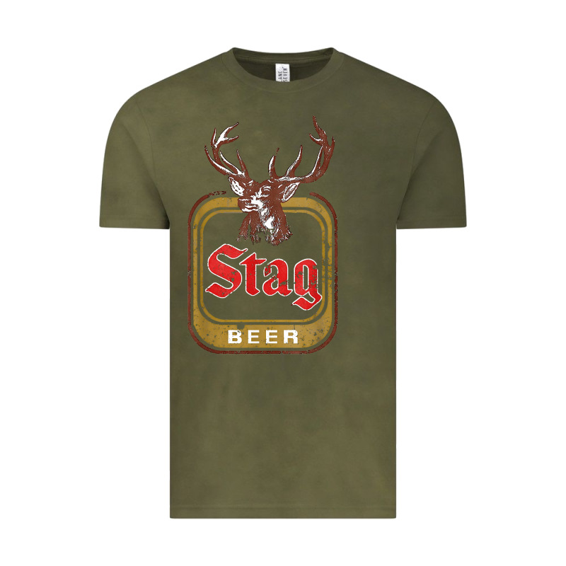 Vintage Stag Beer, Distressed Vintage Tee by Craftify | Teevron