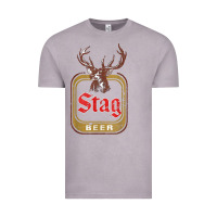 Vintage Zinc Vintage Stag Beer, distressed Vintage Tee - Craftify
