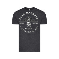 Vintage Black clan macduff scottish kilt highland games t shirt Vintage Tee - Craftify