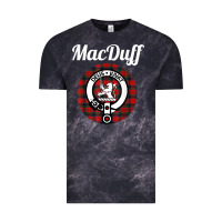 Cloud Black MacDuff Clan Scottish Name Coat Of Arms Tartan Vintage Tee - Craftify