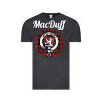 Macduff Clan Scottish Name Coat Of Arms Tartan Vintage Tee | Teevron