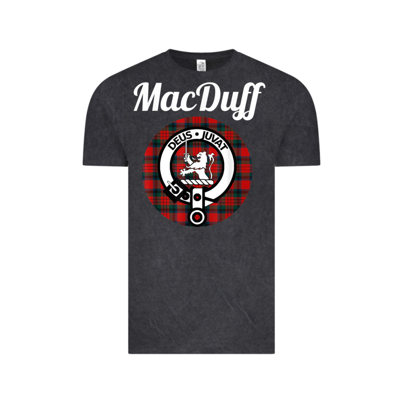 Macduff Clan Scottish Name Coat Of Arms Tartan Vintage Tee by Craftify | Teevron