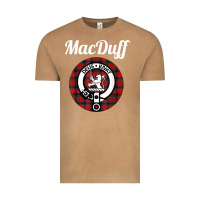 Vintage Camel MacDuff Clan Scottish Name Coat Of Arms Tartan Vintage Tee - Craftify