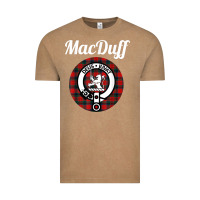 Vintage Coffee MacDuff Clan Scottish Name Coat Of Arms Tartan Vintage Tee - Craftify