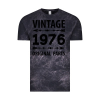 Cloud Black VINTAGE 1976 ORIGINAL PARTS Vintage Tee - Craftify