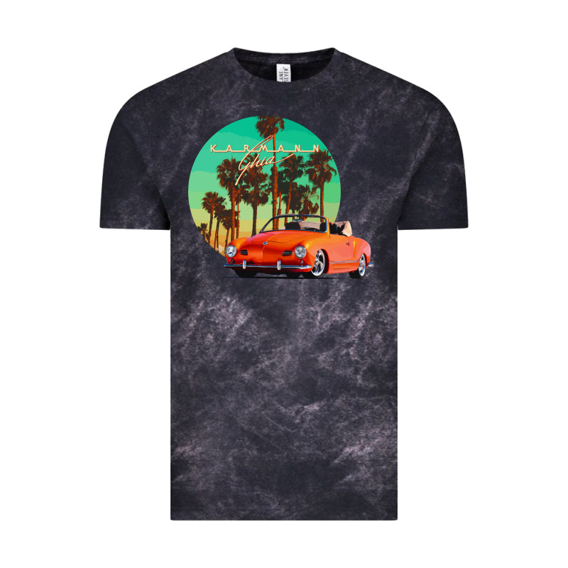 Karmann Ghia Sunset Palm Love Quote Vintage Tee by Craftify | Teevron