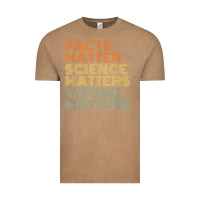 Vintage Coffee facts matter science matters voting matters liberal democrat t shirt c Vintage Tee - Craftify