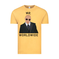 Vintage Mustard Pitbull Mr Worldwide Classic Vintage Tee - Craftify
