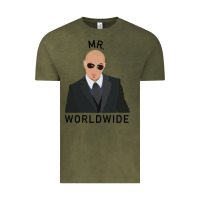 Vintage Olive Pitbull Mr Worldwide Classic Vintage Tee - Craftify