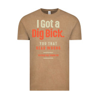 Vintage Coffee I Got a Dig Bick Funny Sarcastic Humor Vintage Tee - Craftify