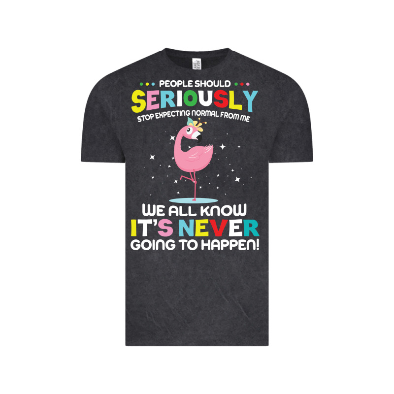 People Should Seriously Stop Expecting Normal From Me Vintage Tee by Craftify | Teevron