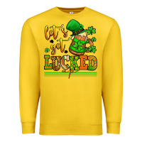 Lemon lets get lucked up st patricks Premium Sweatshirt - LillyAllenDesigns