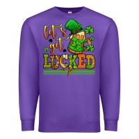 Purple lets get lucked up st patricks Premium Sweatshirt - LillyAllenDesigns