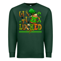 Sports Green lets get lucked up st patricks Premium Sweatshirt - LillyAllenDesigns