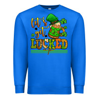 True Royal lets get lucked up st patricks Premium Sweatshirt - LillyAllenDesigns