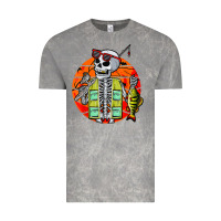 Cloud Rock skeleton fishing lover moon halloween costume fish Vintage Tee - Craftify