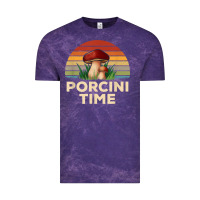Cloud Purple vintage sunset porcini mushroom hunting boletus edulis t shirt Vintage Tee - Craftify