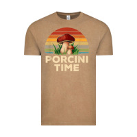 Vintage Coffee vintage sunset porcini mushroom hunting boletus edulis t shirt Vintage Tee - Craftify