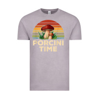 Vintage Zinc vintage sunset porcini mushroom hunting boletus edulis t shirt Vintage Tee - Craftify
