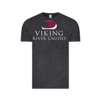 Vintage Black Luxury Cruises-Viking River Vintage Tee - Craftify